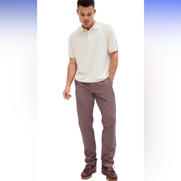 Gap Essential Khakis Straight pants taper NWT 36x34 - Picture 1 of 5